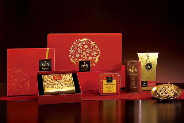 上海包裝設(shè)計公司設(shè)計欣賞：大山行御奉花旗參禮盒包裝設(shè)計1