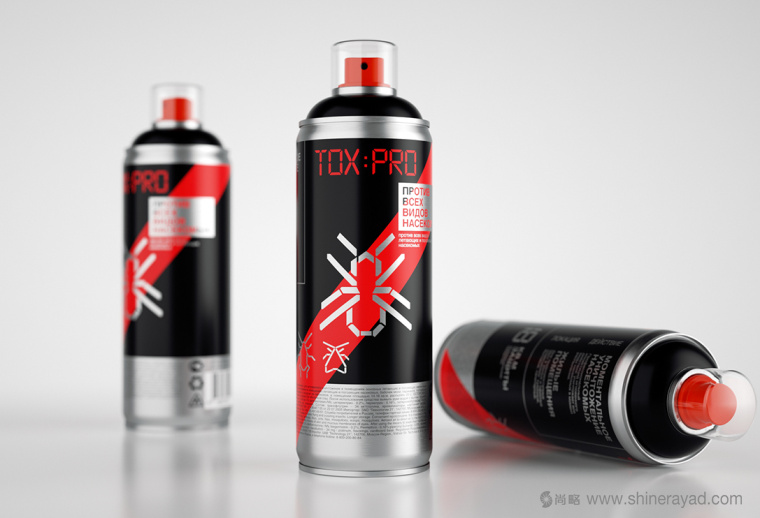 上海包裝設(shè)計(jì)公司設(shè)計(jì)欣賞-TOX:PRO 殺蟲劑驅(qū)蚊劑系列產(chǎn)品包裝設(shè)計(jì)2