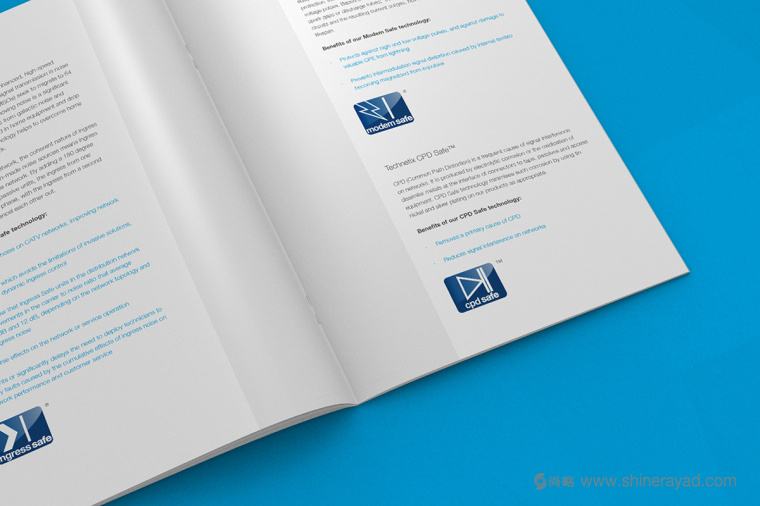 上海畫冊設(shè)計公司設(shè)計鑒賞Technetix 技術(shù)通信公司品牌產(chǎn)品宣傳畫冊設(shè)計5
