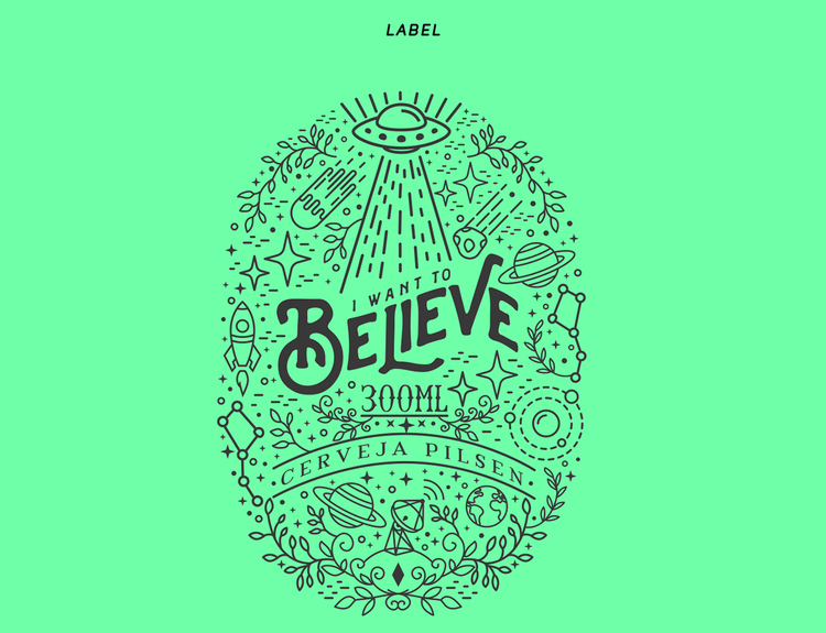 上海包裝設(shè)計欣賞：有趣的手繪BELIEVE 啤酒包裝設(shè)計3