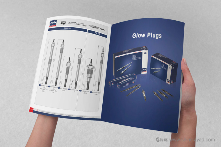 上海畫冊(cè)設(shè)計(jì)公司-A-N電熱賽火花塞品牌宣傳畫冊(cè)設(shè)計(jì)3