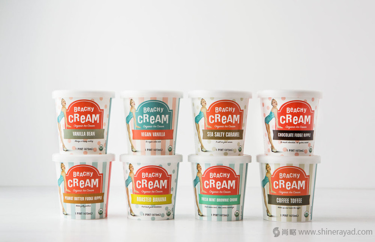 BEACHY 復古性感女郎冰淇淋包裝設計-上海包裝設計欣賞2 BEACHY 復古性感女郎冰淇淋包裝設計-上海包裝設計欣賞2