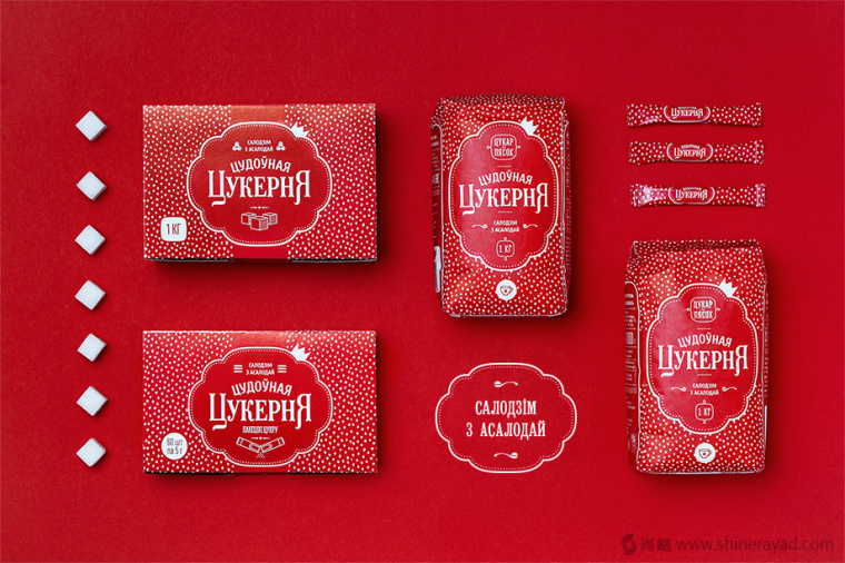 上海包裝設(shè)計(jì)公司設(shè)計(jì)欣賞點(diǎn)評(píng)：紅色裝 TSUKERNYA 咖啡方糖砂糖包裝設(shè)計(jì)8