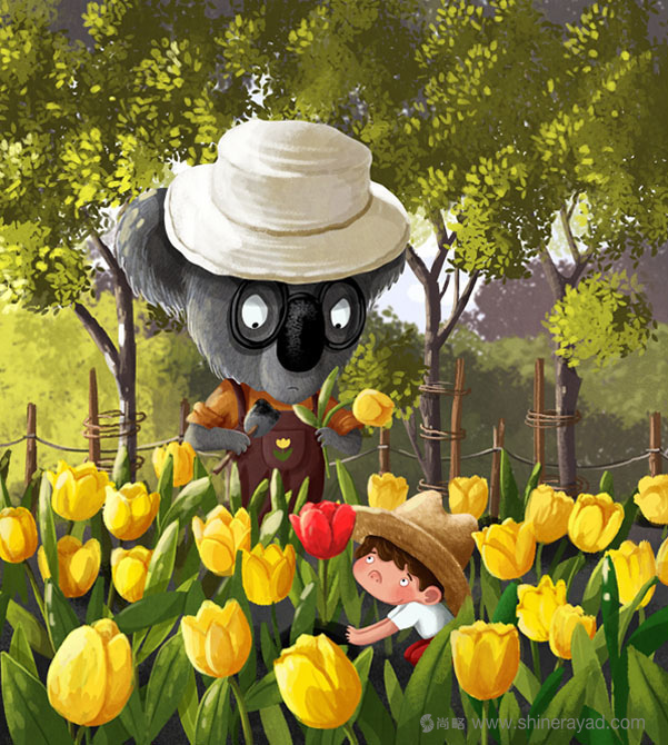 上海品牌形象設(shè)計公司尚略分享考拉不允許兒童插畫設(shè)計欣賞11