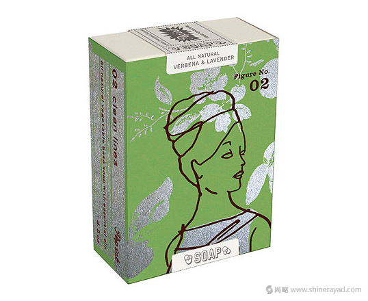 上海包裝設(shè)計(jì)公司設(shè)計(jì)欣賞：簡(jiǎn)潔線(xiàn)條人物肥皂包裝設(shè)計(jì)3