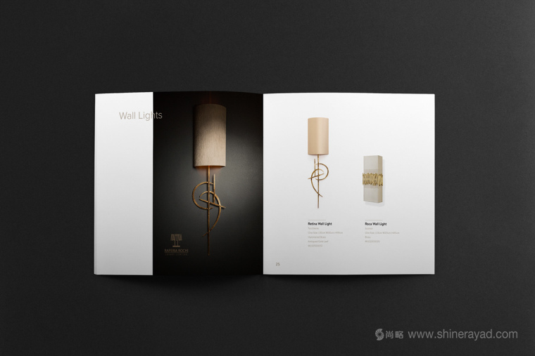 上海畫冊(cè)設(shè)計(jì)公司欣賞 Raferia Rochi 照明燈具及相關(guān)家具宣傳畫冊(cè)設(shè)計(jì)4