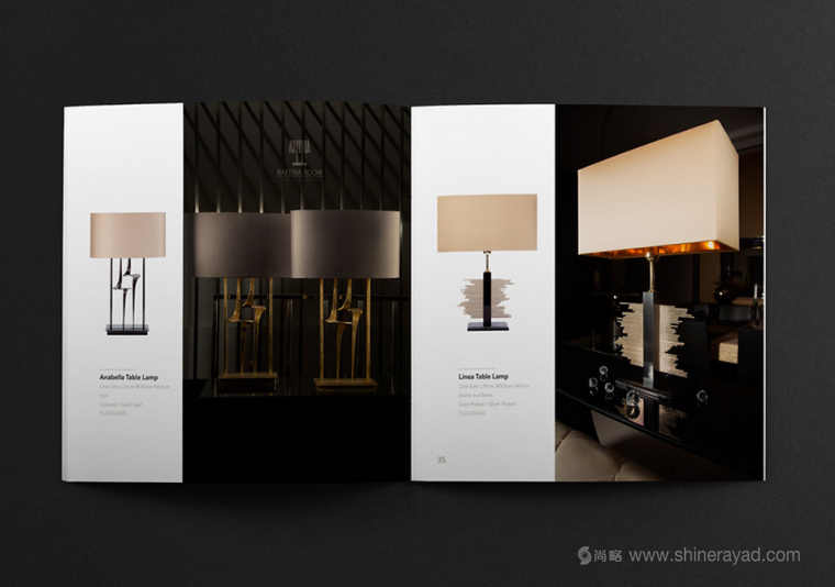 上海畫冊(cè)設(shè)計(jì)公司欣賞 Raferia Rochi 照明燈具及相關(guān)家具宣傳畫冊(cè)設(shè)計(jì)12