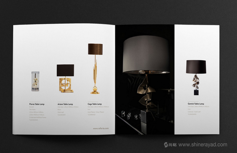 上海畫冊(cè)設(shè)計(jì)公司欣賞 Raferia Rochi 照明燈具及相關(guān)家具宣傳畫冊(cè)設(shè)計(jì)17