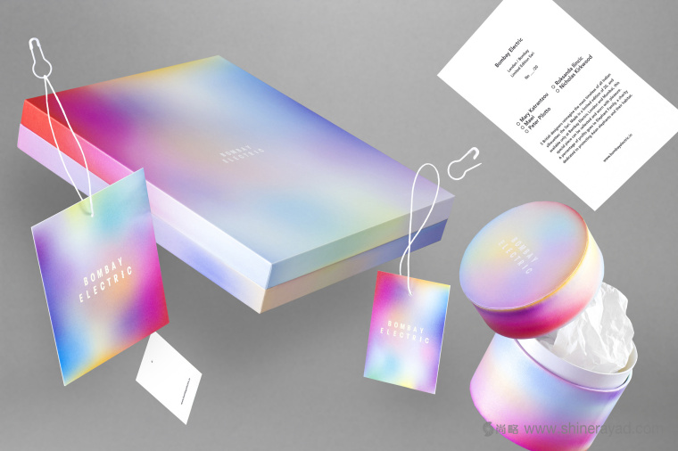 漸變色 Bombay Electric 服裝品牌視覺識(shí)別形象設(shè)計(jì)-上海品牌形象策劃設(shè)計(jì)公司1