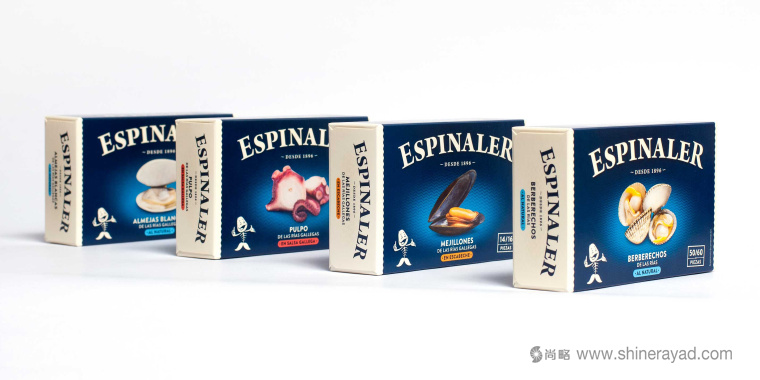 Espinaler 海鮮罐頭海產(chǎn)品食品品牌包裝設(shè)計-上海包裝設(shè)計公司5 Espinaler 海鮮罐頭海產(chǎn)品食品品牌包裝設(shè)計-上海包裝設(shè)計公司5
