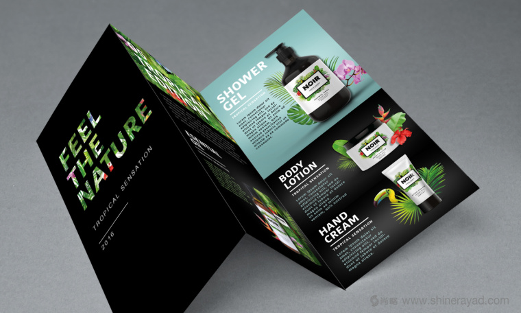 熱帶雨林插畫 NOIR 清潔美容產(chǎn)品化妝品包裝設(shè)計與品牌形象設(shè)計-上海品牌設(shè)計公司6