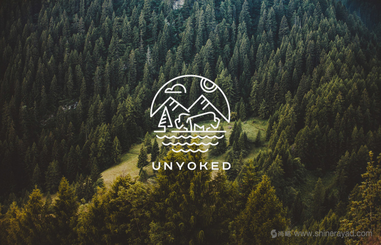 Unyoked 旅游度假村地產(chǎn)項目LOGO設(shè)計-上海LOGO設(shè)計公司1