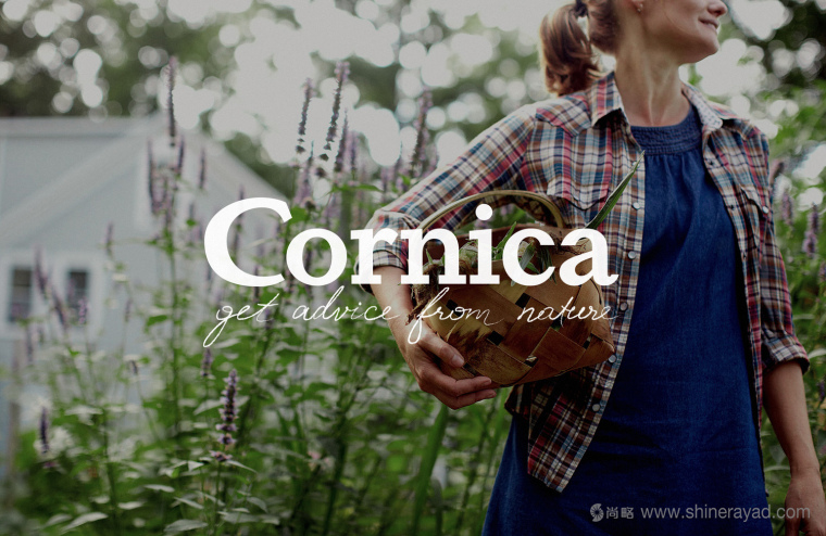 CORNICA洗發(fā)水沐浴露清潔衛(wèi)生與天然化妝品LOGO設(shè)計-上海logo設(shè)計公司1