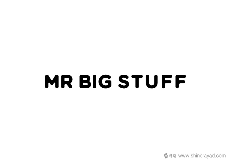 Mr Big Stuff美式漢堡快餐餐廳logo設(shè)計-上海餐飲logo設(shè)計公司2