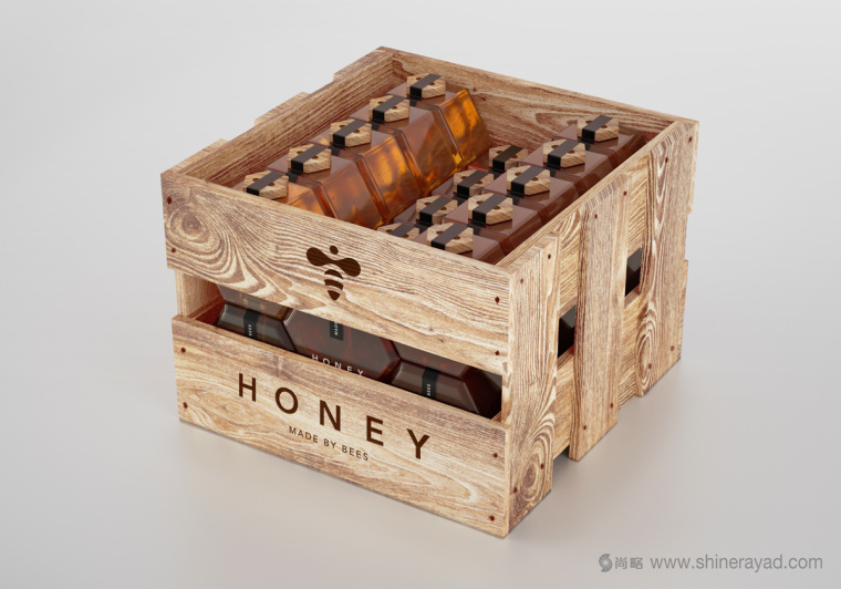 六角形造型設(shè)計Honey 蜂蜜產(chǎn)品瓶型設(shè)計包裝設(shè)計-上海食品品牌策劃設(shè)計公司8 六角形造型設(shè)計Honey 蜂蜜產(chǎn)品瓶型設(shè)計包裝設(shè)計-上海食品品牌策劃設(shè)計公司8