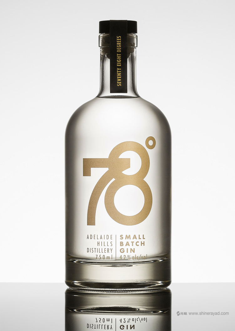 簡(jiǎn)約高端的78o 杜松子酒包裝設(shè)計(jì)酒瓶瓶型設(shè)計(jì)-上海包裝設(shè)計(jì)公司設(shè)計(jì)收藏3