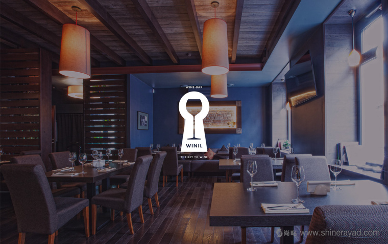 上海logo設計佳作收集:Winil 葡萄酒酒吧logo設計4 上海logo設計佳作收集:Winil 葡萄酒酒吧logo設計4