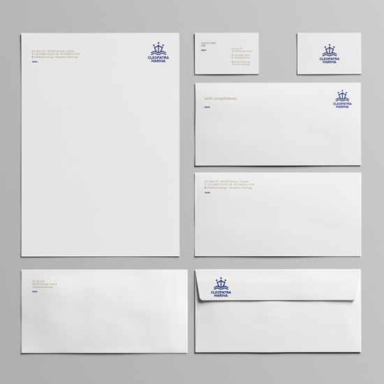 CLEOPATRA MARINA 埃及艷后碼頭logo設(shè)計VI設(shè)計-上海VI設(shè)計公司分享品鑒