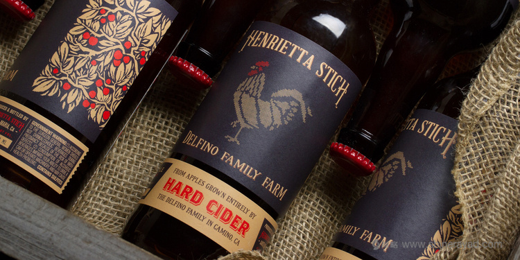 HENRIETTA 家庭農(nóng)場自產(chǎn)蘋果酒包裝設(shè)計公雞插畫設(shè)計-上海包裝設(shè)計公司收藏2 HENRIETTA 家庭農(nóng)場自產(chǎn)蘋果酒包裝設(shè)計公雞插畫設(shè)計-上海包裝設(shè)計公司收藏2