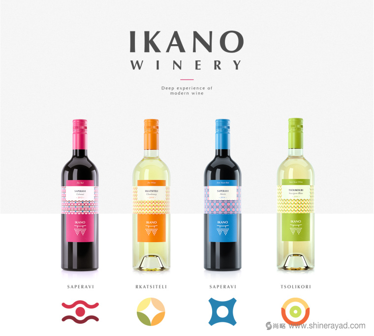 IKANO Winery 時尚葡萄酒包裝設計品牌形象設計-上海品牌設計公司1