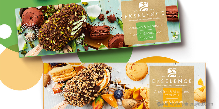 EKSELENCE 冰淇淋馬卡龍禮盒裝包裝設(shè)計-上海食品包裝設(shè)計公司1