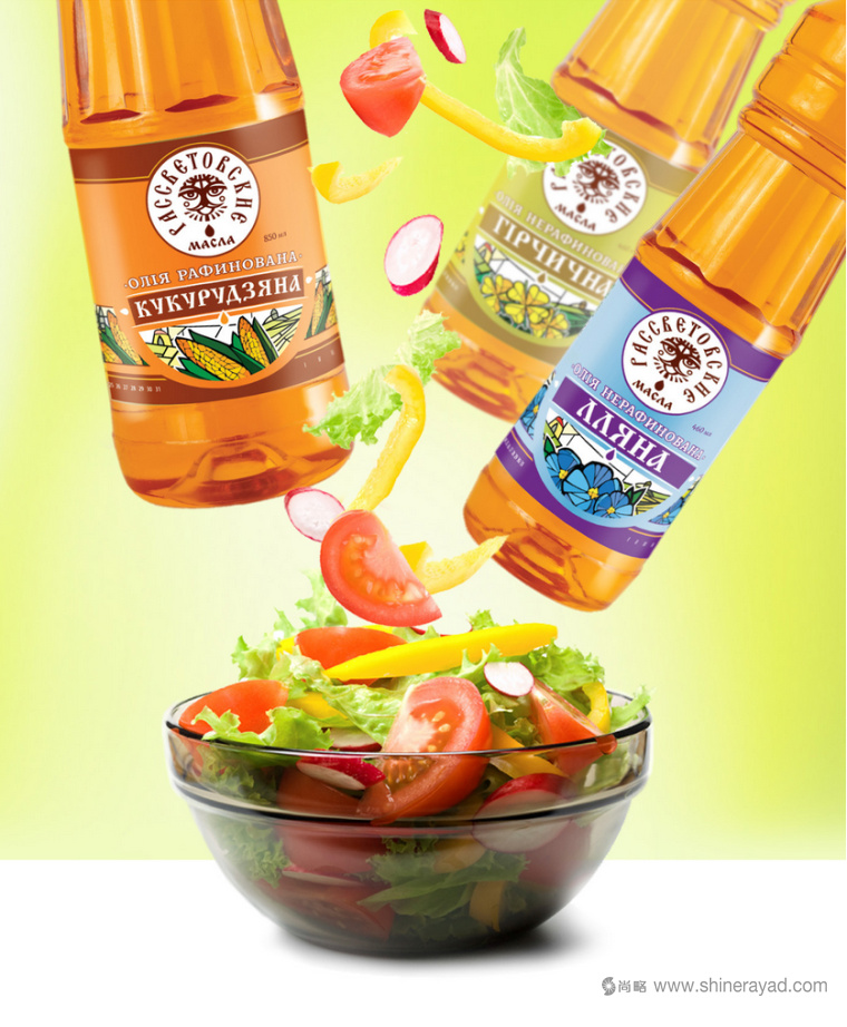 Rassvetovskoe oil.食用油品牌logo設(shè)計包裝設(shè)計-上海logo設(shè)計包裝設(shè)計公司3