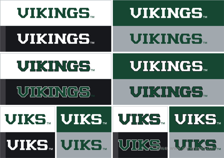 vikings 橄欖球俱樂部logo設(shè)計(jì)－上海logo設(shè)計(jì)公司5