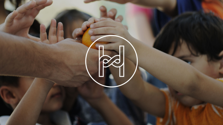 無(wú)窮大元素和字母H創(chuàng)意設(shè)計(jì)的永遠(yuǎn)希望慈善基金會(huì)LOGO設(shè)計(jì)-上海logo設(shè)計(jì)公司1