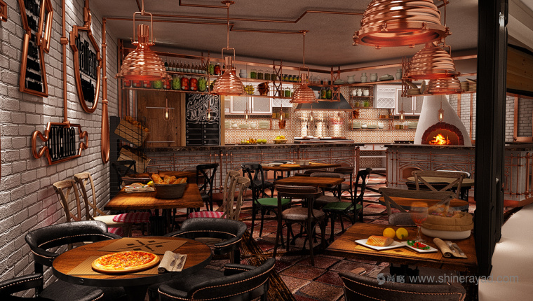 青銅風(fēng)格 LA CASCINA 意大利與法國(guó)融合菜餐廳餐飲品牌VI視覺(jué)形象識(shí)別設(shè)計(jì)餐廳設(shè)計(jì)-上海VI設(shè)計(jì)公司15