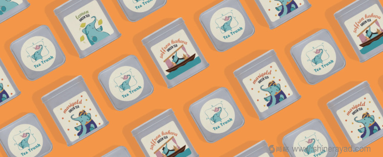 印度 Tea Trunk 茶葉品牌小象吉祥物包裝設(shè)計(jì)-上海包裝設(shè)計(jì)公司10