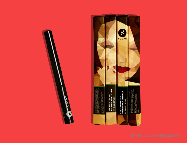 Sugar 品牌三角美女插畫美容彩妝化妝品包裝設計-上海包裝設計公司4 Sugar 品牌三角美女插畫美容彩妝化妝品包裝設計-上海包裝設計公司4