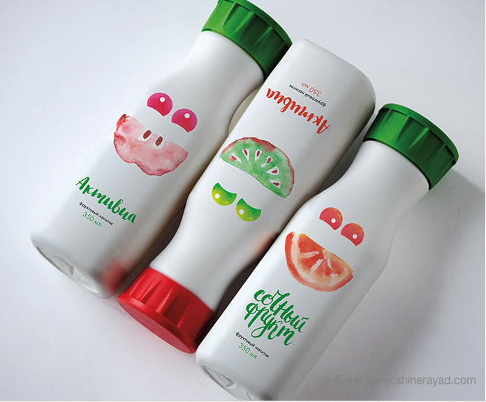 水彩手繪水果插畫設計akmubua 果汁飲料飲品包裝設計-上海包裝設計公司5