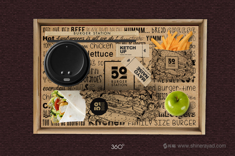 Burger Station 漢堡快餐餐廳餐飲VI設(shè)計(jì)-上海VI設(shè)計(jì)-上海品牌設(shè)計(jì)公司7