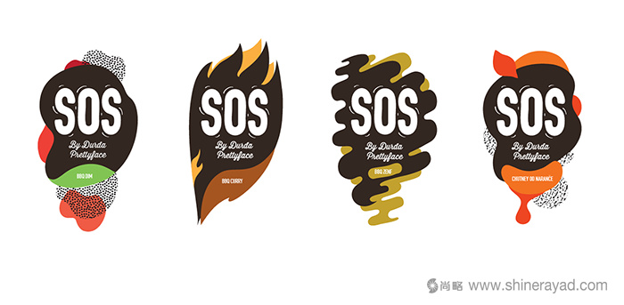 調(diào)味品包裝設(shè)計案例： SOS 燒烤醬包裝設(shè)計-上海包裝設(shè)計-上海品牌設(shè)計欣賞3