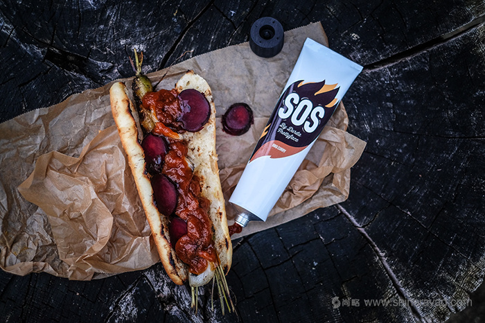 調(diào)味品包裝設(shè)計案例： SOS 燒烤醬包裝設(shè)計-上海包裝設(shè)計-上海品牌設(shè)計欣賞7