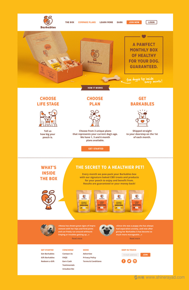 Barkables 寵物狗醫(yī)院機構(gòu)寵物藥品健康用品網(wǎng)站設(shè)計-上海品牌網(wǎng)站設(shè)計公司