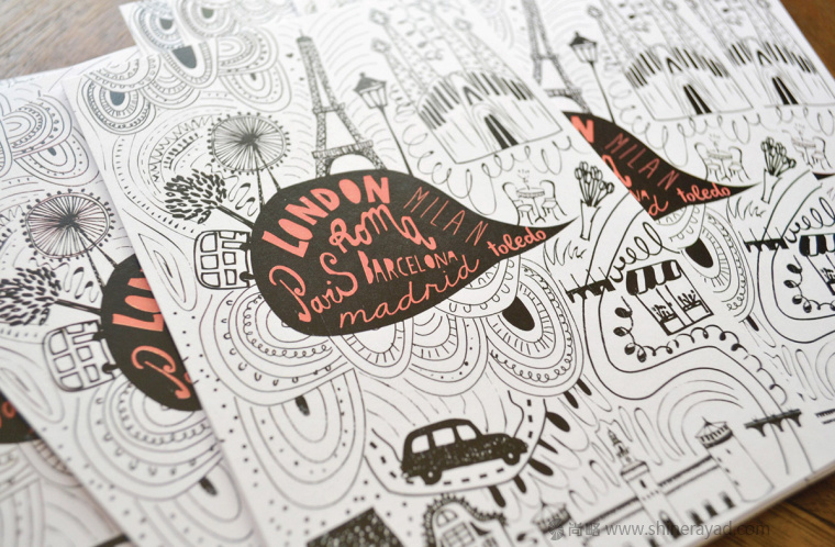 Travel Time 黑白插畫設(shè)計(jì)-上海品牌策劃設(shè)計(jì)公司4