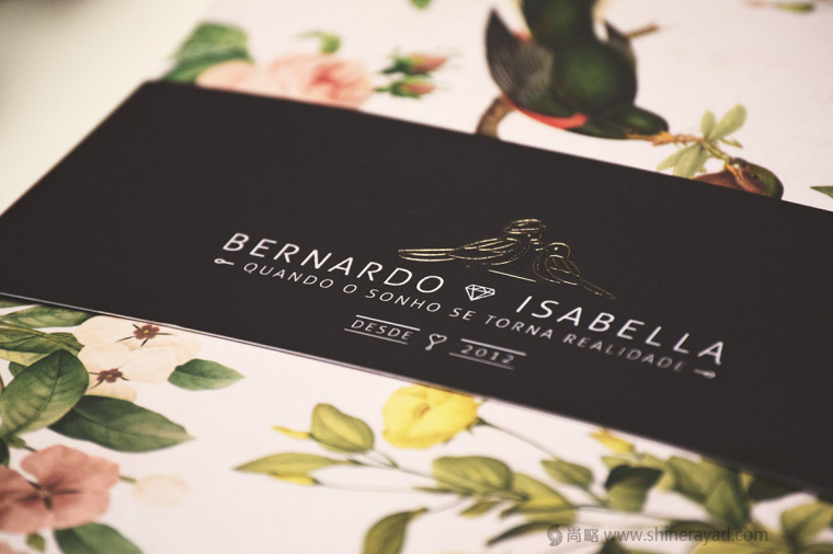 國(guó)外婚禮邀請(qǐng)函物料花鳥(niǎo)插畫(huà)設(shè)計(jì)藝術(shù)設(shè)計(jì)-上海品牌策劃設(shè)計(jì)公司2