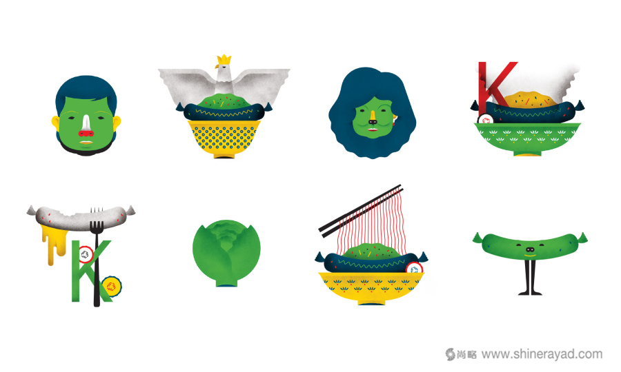 國(guó)外餐飲品牌形象設(shè)計(jì)案例欣賞——Kimski波蘭菜韓國(guó)料理融合菜餐廳餐飲品牌形象設(shè)計(jì)插畫設(shè)計(jì)4 國(guó)外餐飲品牌形象設(shè)計(jì)案例欣賞——Kimski波蘭菜韓國(guó)料理融合菜餐廳餐飲品牌形象設(shè)計(jì)插畫設(shè)計(jì)4