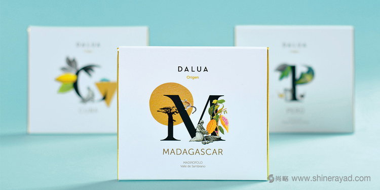 字母插畫系列 Dalúa 巧克力面包糕點包裝設(shè)計插畫設(shè)計-上海包裝設(shè)計公司包裝欣賞1