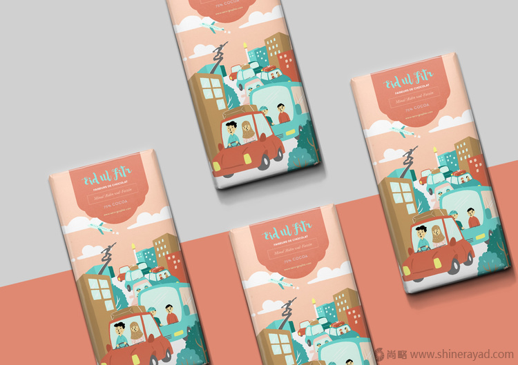 Lebaran 法國穆斯林巧克力包裝設(shè)計(jì)插畫設(shè)計(jì)-上海包裝設(shè)計(jì)公司5