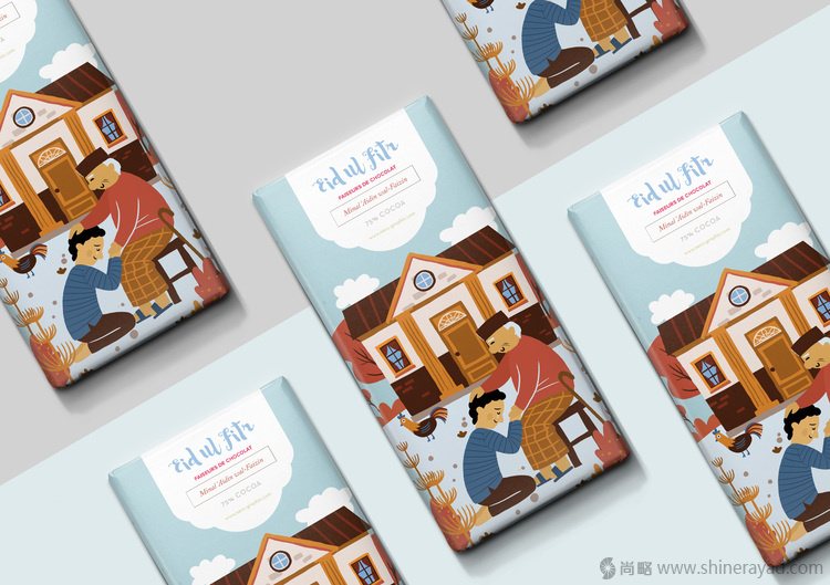 Lebaran 法國穆斯林巧克力包裝設(shè)計(jì)插畫設(shè)計(jì)-上海包裝設(shè)計(jì)公司10