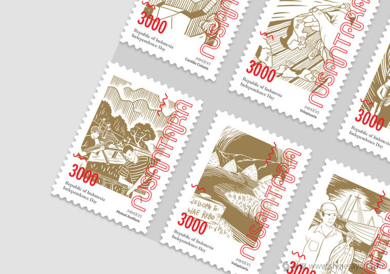 印度尼西亞獨立71周年紀(jì)念節(jié)日品牌形象設(shè)計禮品包裝設(shè)計4