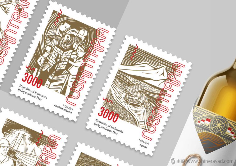 印度尼西亞獨立71周年紀(jì)念節(jié)日品牌形象設(shè)計禮品包裝設(shè)計9