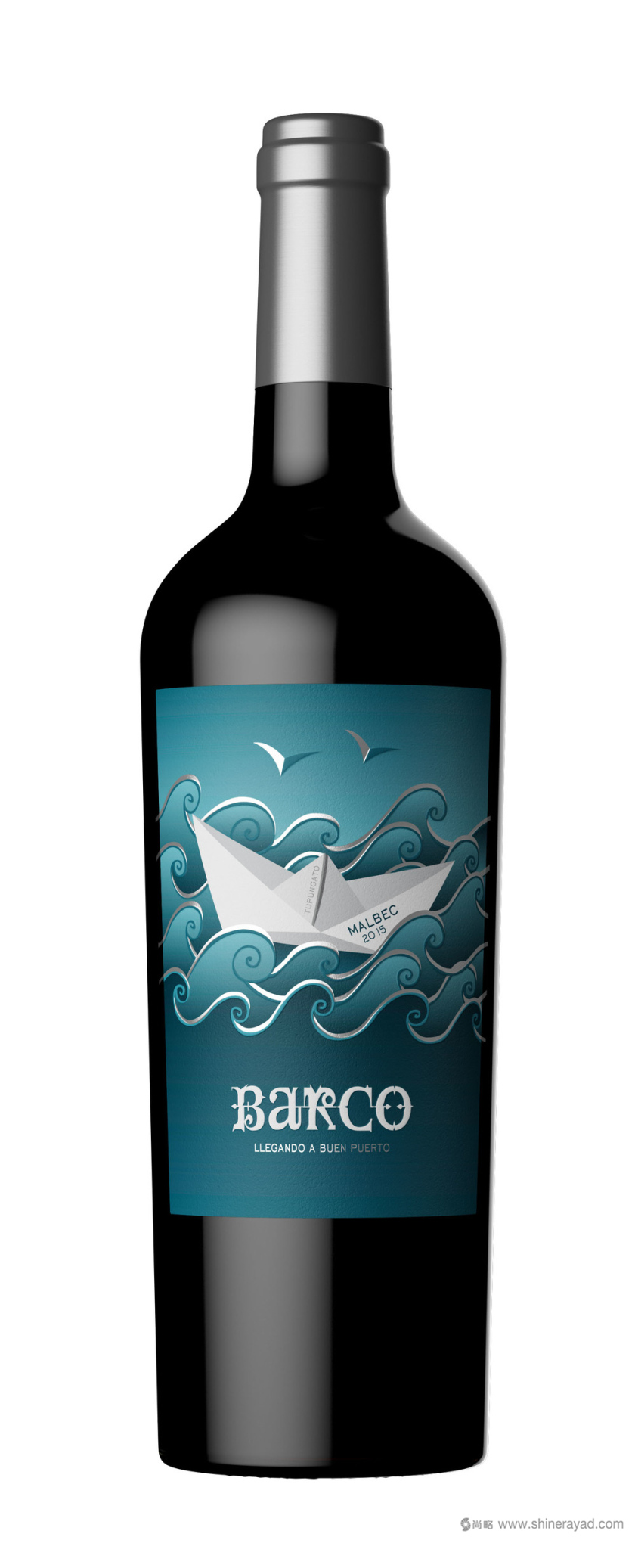 非常藝術(shù)的紙船海浪矢量插畫的BARCO 葡萄酒包裝設(shè)計-上海紅酒包裝設(shè)計公司欣賞3