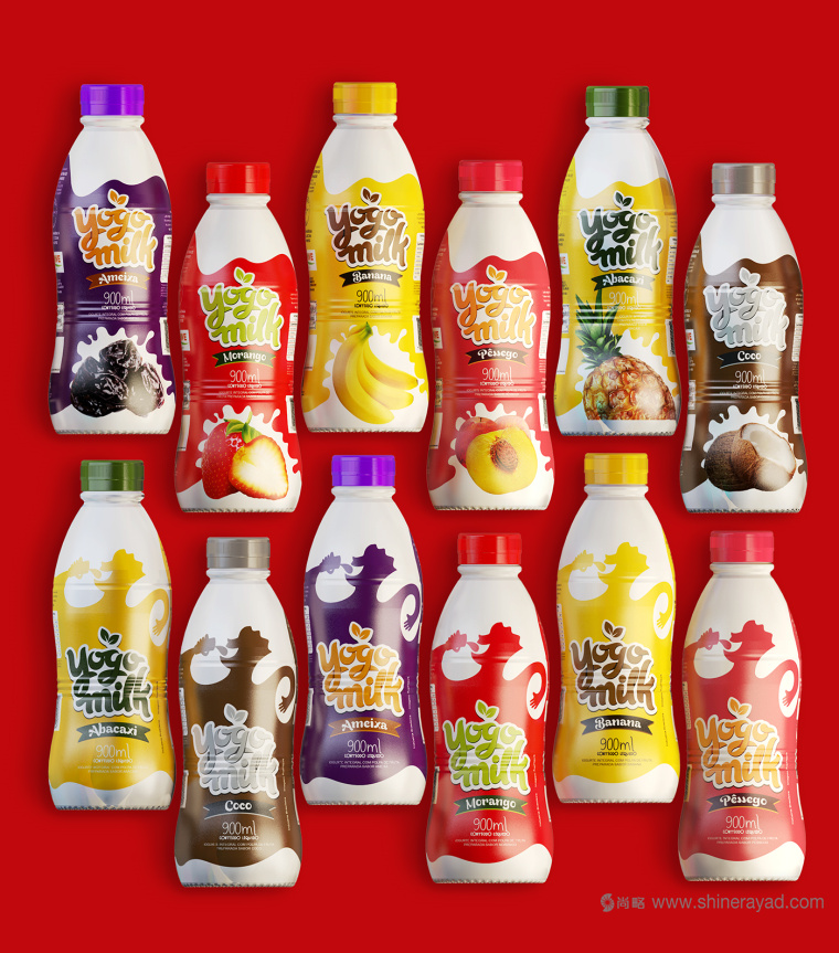 Yogo Milk 自然發(fā)酵酸奶包裝設計欣賞-上海包裝設計公司3