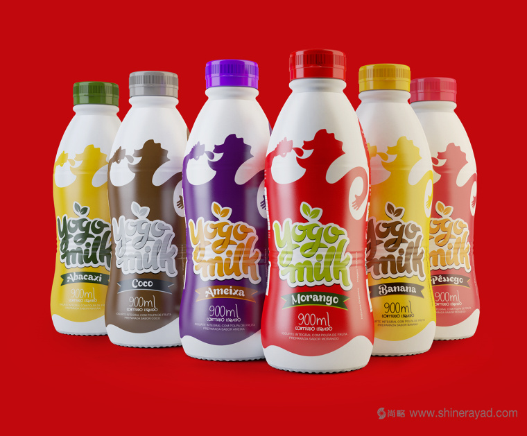 Yogo Milk 自然發(fā)酵酸奶包裝設計欣賞-上海包裝設計公司5