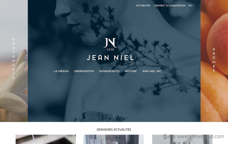 Jean Niel 香精香料公司純字母logo設(shè)計(jì)-上海logo設(shè)計(jì)公司1