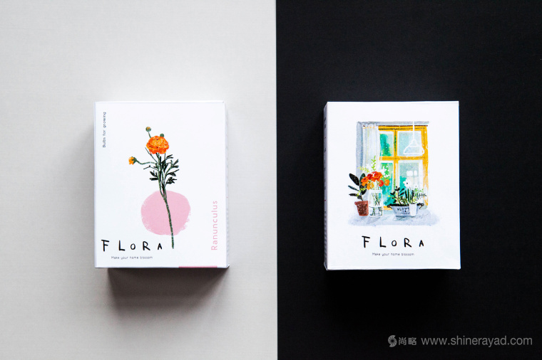 FLORA 鮮花球莖根莖包裝設計-上海包裝設計公司設計收藏5