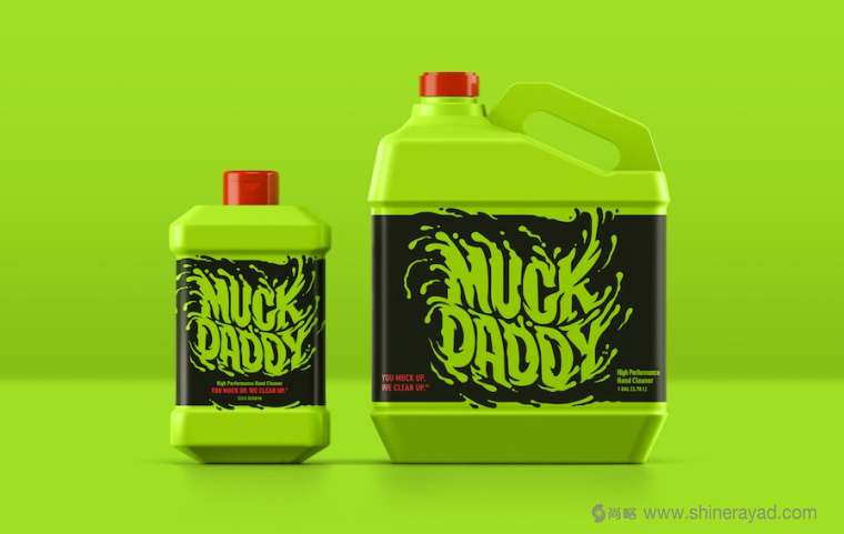 MUCK DADDY 汽車(chē)清潔劑汽車(chē)用品包裝設(shè)計(jì)3